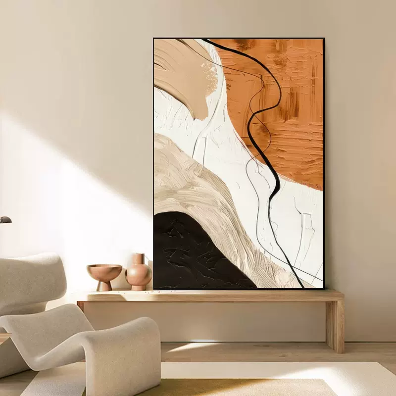 现代轻奢客厅装饰画