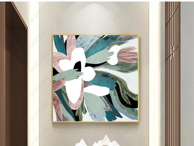 手绘抽象装饰画